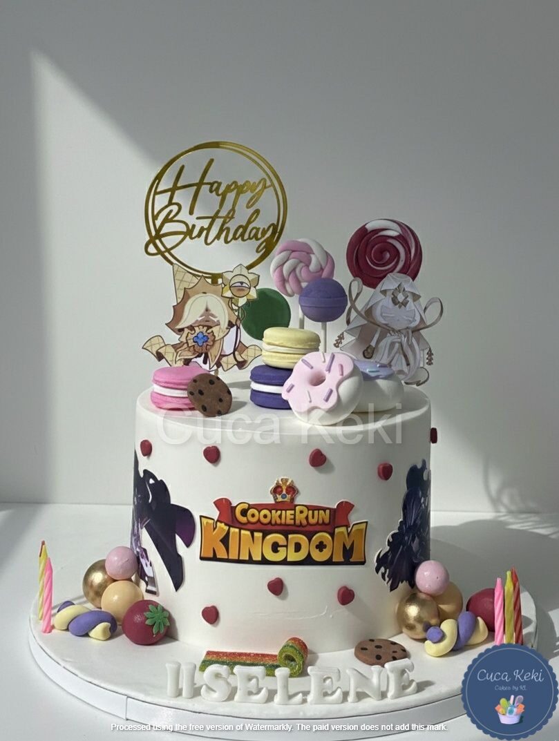 Cookie Run Kingdom Themed Cake