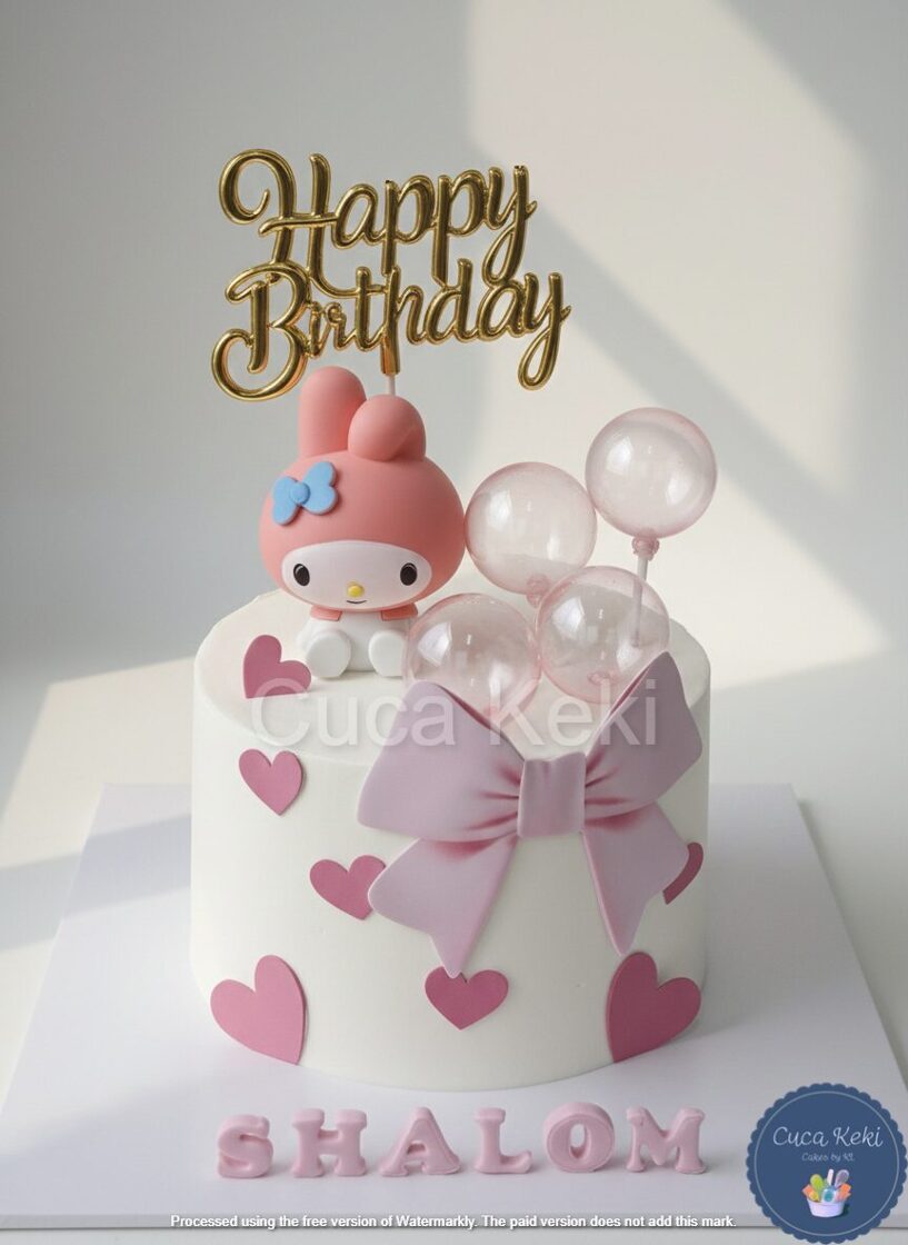 My Melody Themed Cake