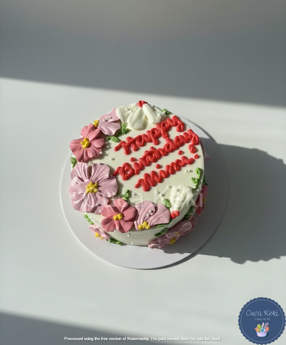 Flower Themed Cake
