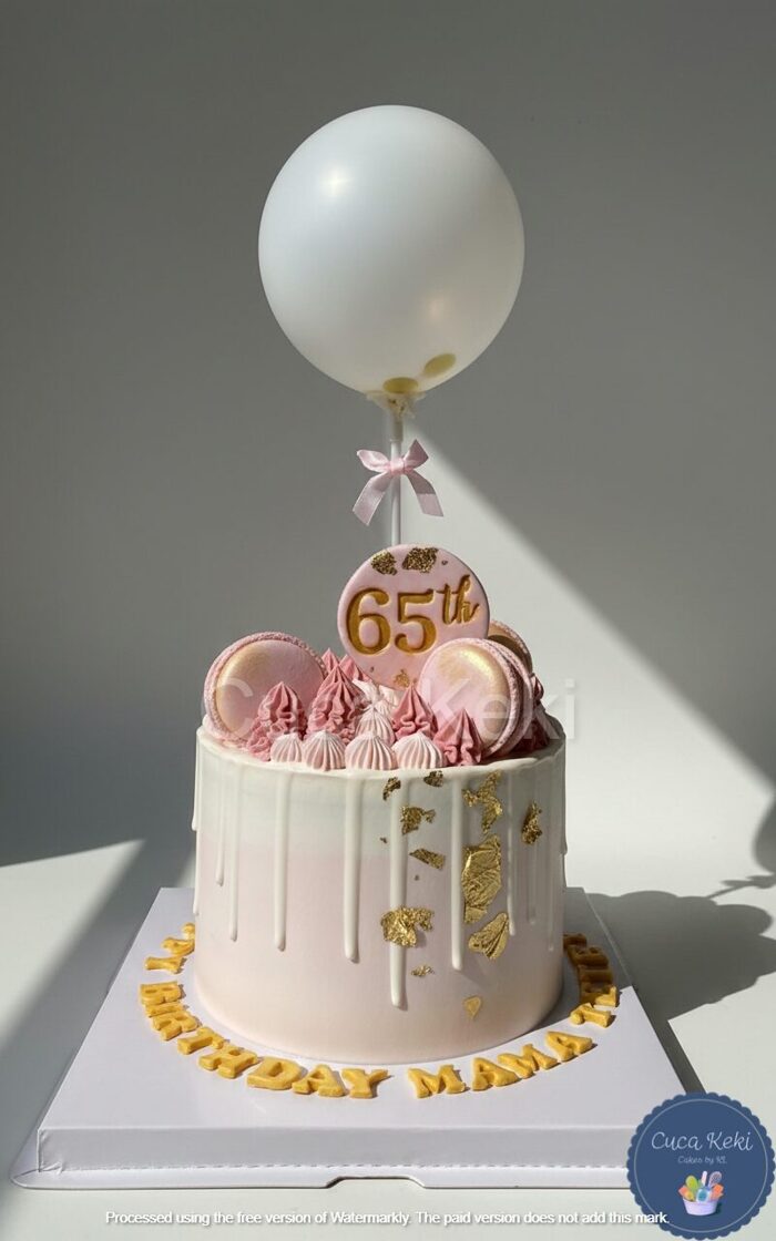 65th Birthday Cake