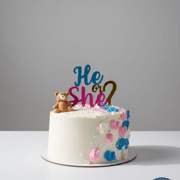 Gender Reveal Cake