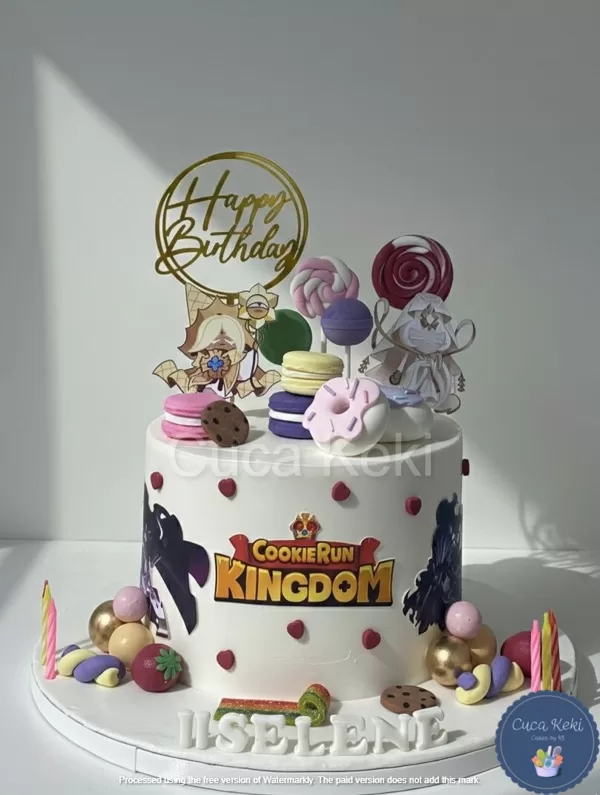 Cookie Run Kingdom Themed Cake