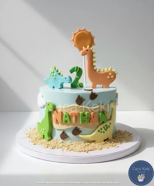 Dinosaur Themed Cake