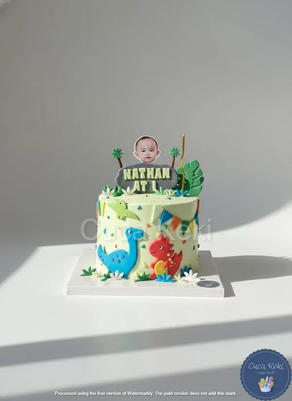 Dino Themed Cake