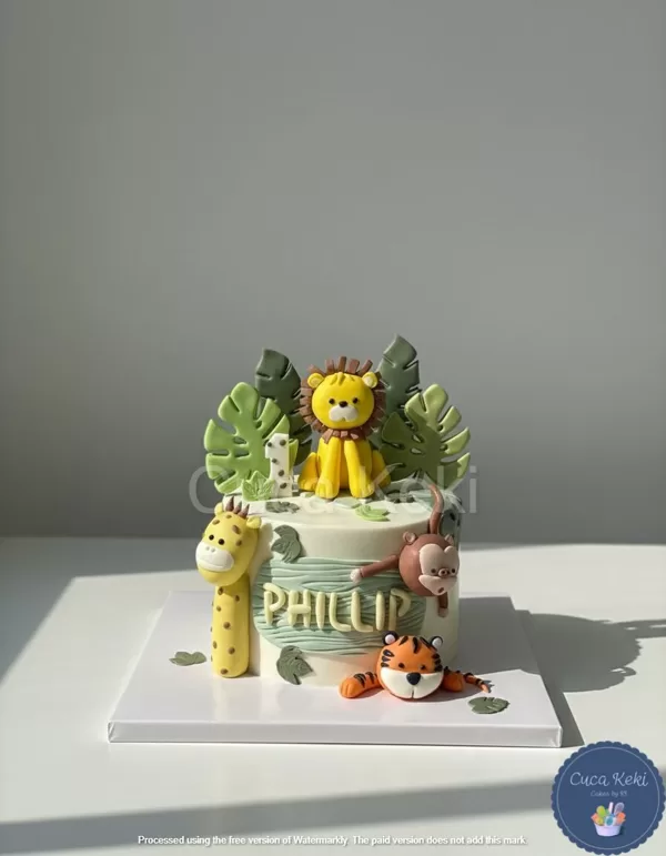 Safari Themed Cake