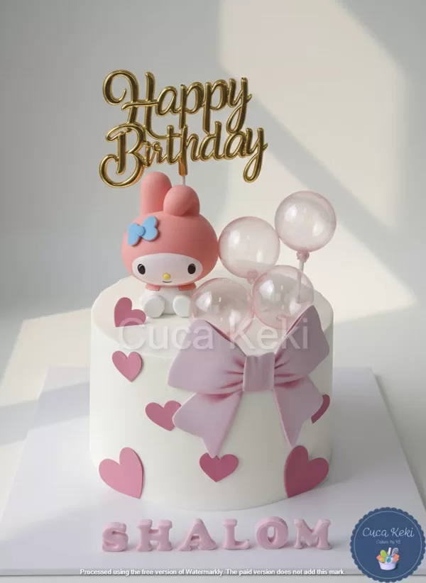 My Melody Themed Cake