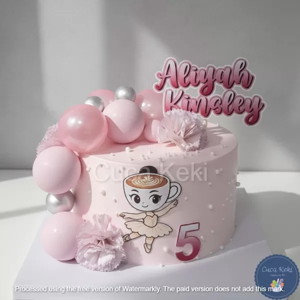 Ballerina Cappuccina Themed Cake