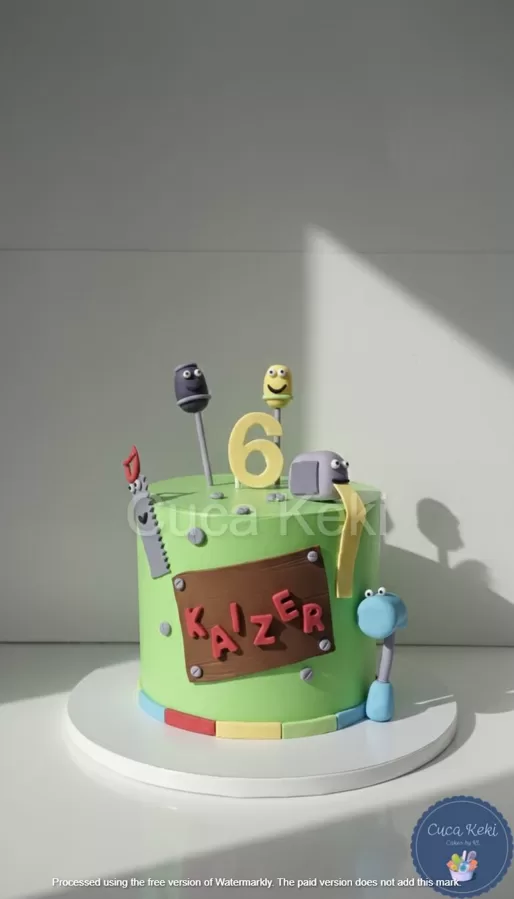 Handy Man Themed Cake
