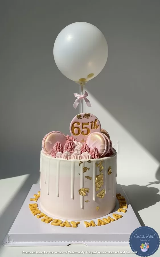 65th Birthday Cake